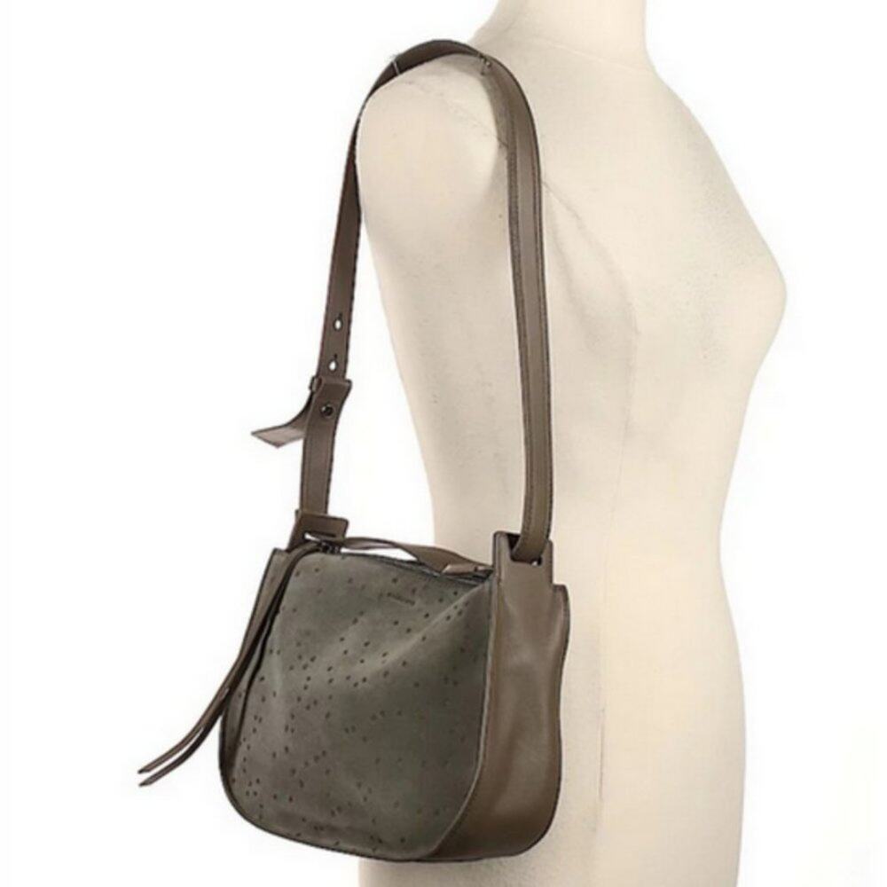 ALL SAINTS mini ecco embossed shoulder bag NEW